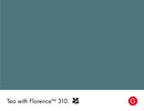 Tea with Florence No.310 colour swatch with name