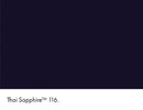 Thai Sapphire No.116 colour swatch with name