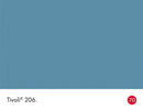 Tivoli No.206 colour swatch with name