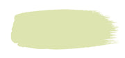 Wormwood No.300 paint by Little Greene, brushstroke