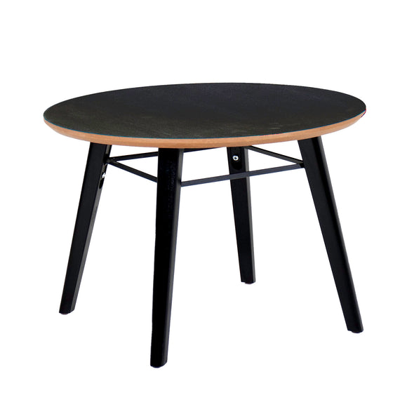 Lotti Round Lamp Table Black