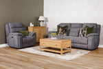Reese 3 Seater Sofa Electric Recliner Grey