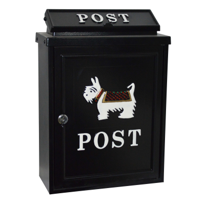 Gallery Mail Box Scottie Dog: Greet Guests with Whimsical Charm - The Perfect Addition to Your Home!