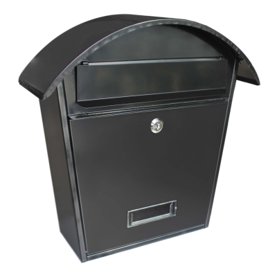 Arcade Mail Box Black: Enhance Your Home's Elegance with Classic Mailbox Charm - Stylish and Secure!
