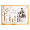 Pebble Family Photo Frame 4x6 Decorative Art Keepsake Wall & Table Display Frame for Home Décor Gift Idea