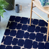 Scion Little Lohko 124208 Indigo Blue Rug