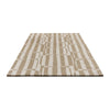 Scion Lohko Stripe 123101 Pebble Natural Rug