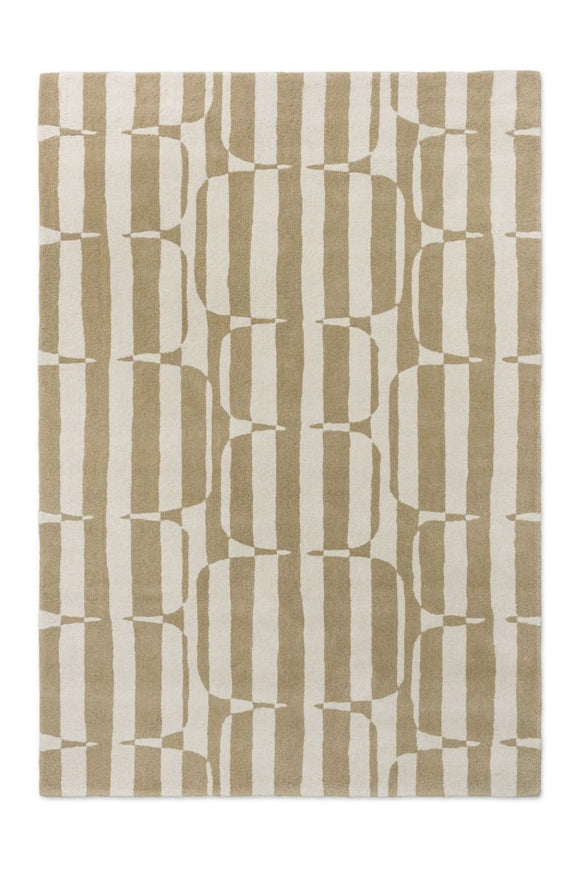 Scion Lohko Stripe 123101 Pebble Natural Rug