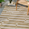 Scion Lohko Stripe 123101 Pebble Natural Rug