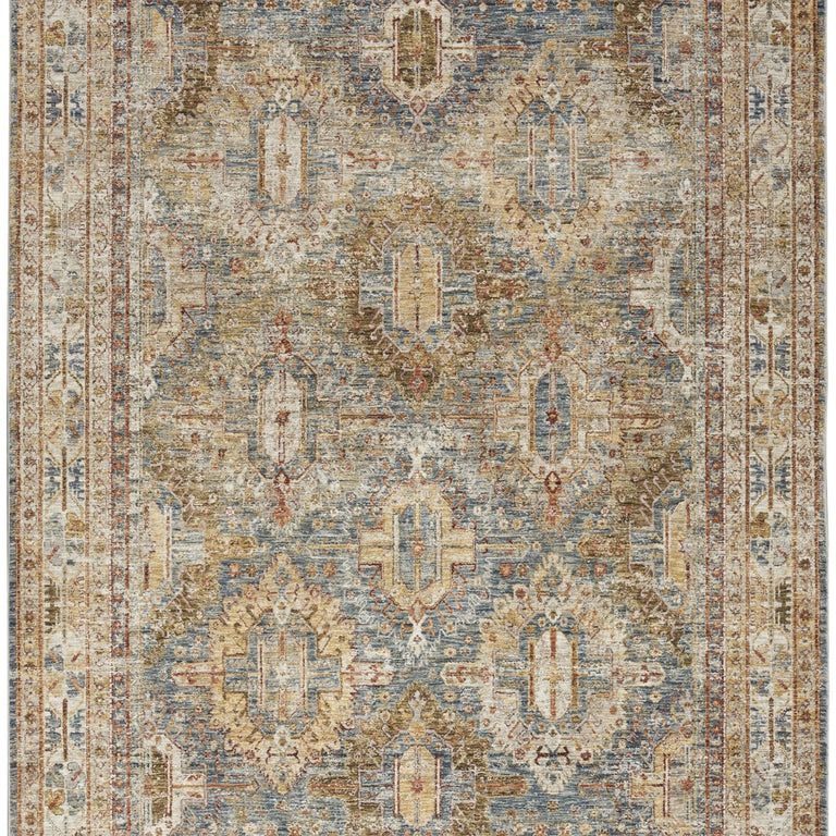 Nourison Sahar Rug 01 Blue - Runner