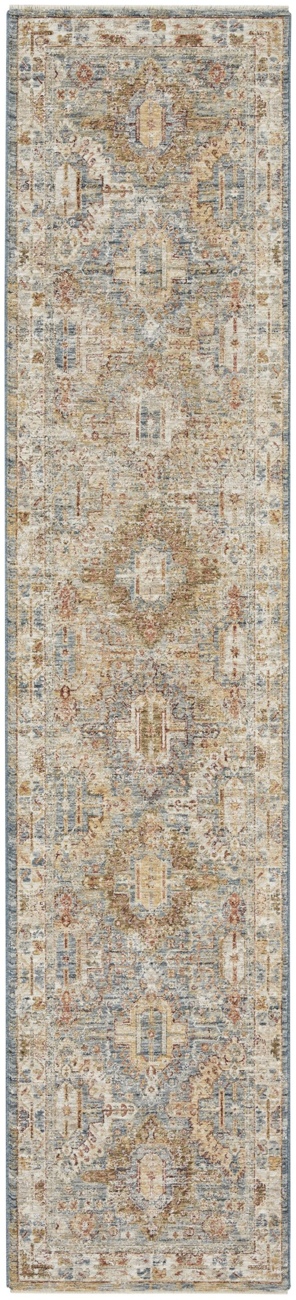 Nourison Sahar Rug 01 Blue - Runner