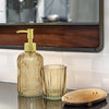 Mushroom Glass Bathroom Set in bathroom
