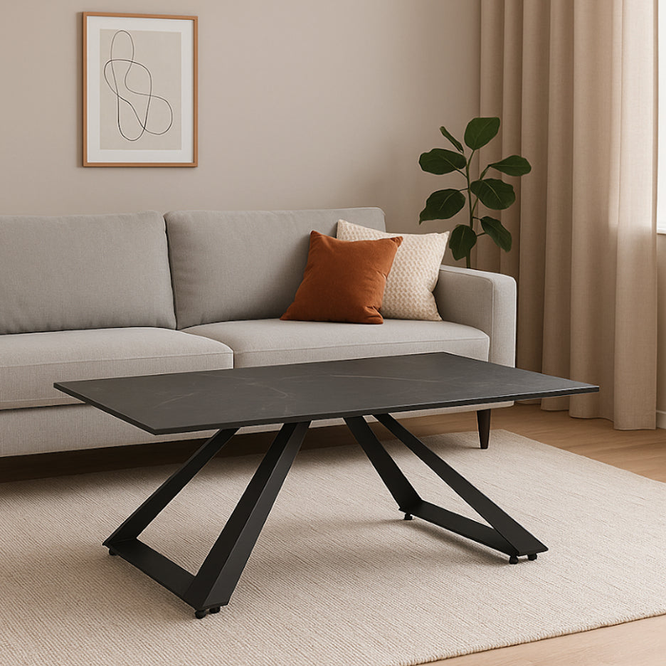 Avebury Recliner Rocker Armchair Linen life style photo with reclined seat