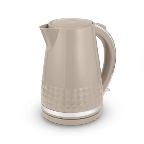 An image showcasing the Solitaire 1.5LT Jug Kettle Mushroom, your stylish and efficient kettle for quick boiling and a touch of sophistication in your kitchen.