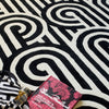 Florence Broadhurst Turnabouts Rug Black
