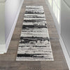 Nourison Zermatt Rug 02 Charcoal - Runner