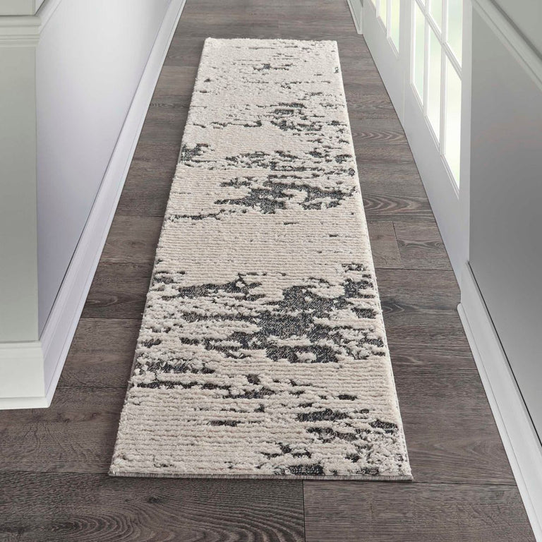 Nourison Zermatt Rug 03 Grey - Runner