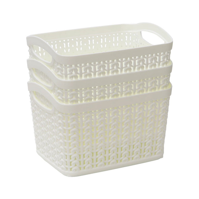 1.5L Loop Storage Basket Set of 3