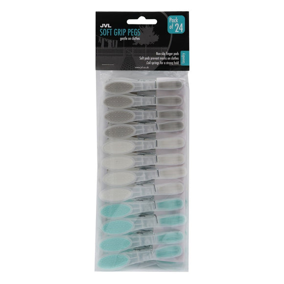 Soft Grip Pegs - 24 Pegs