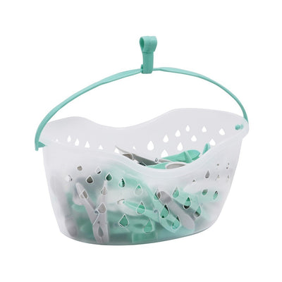 Peg Basket With 36 Plastic Pegs