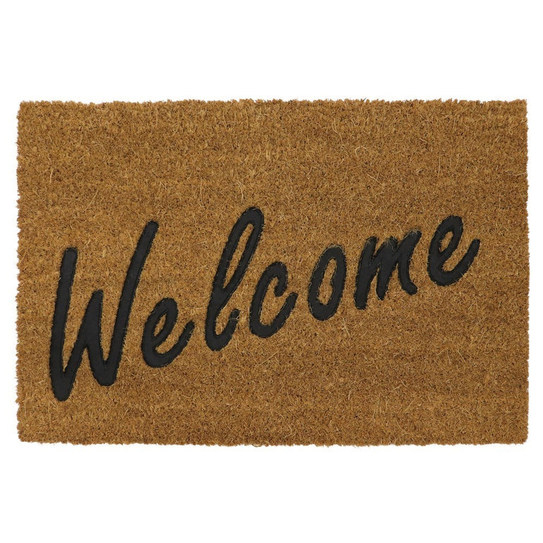 Embossed Rubber Coir - Welcome