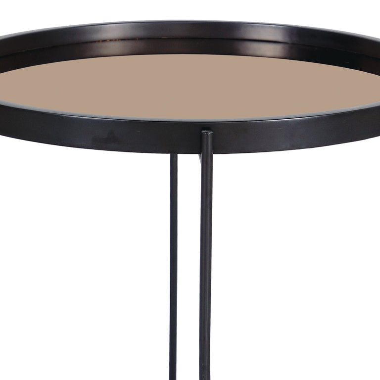 Anzio Satin Black Table
