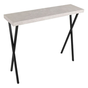 Marble effect hallway table with classic design - Data Console Table Marble