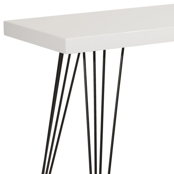 Leland Console Table White Gloss