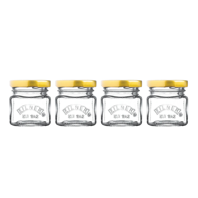 Kilner Set Of 4 Mini Jars 55ml
