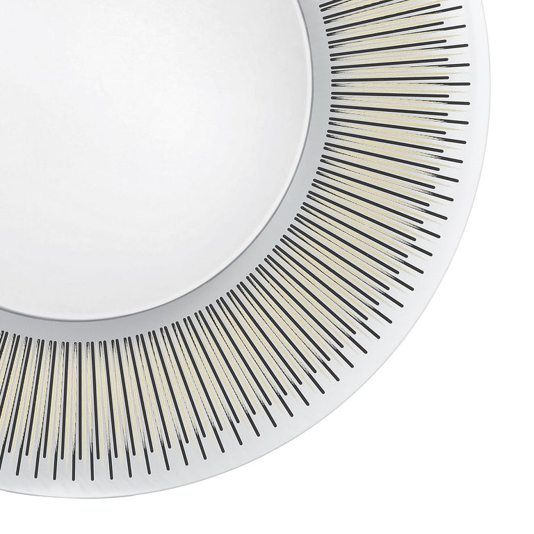 Neuss Round Mirror Black Gold