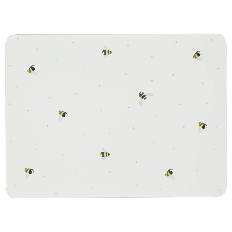 Sweet Bee Set Of 4 Placemats