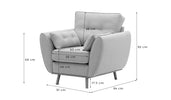 1 seater dimensions