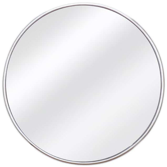 Fern Cottage Silver Round Wall Mirror