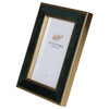 Fern Cottage Green Velvet with Gold Photo Frame 4 x 6