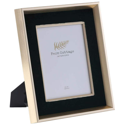 Fern Cottage Green Velvet in deep Gold Photo Frame 8 x 10