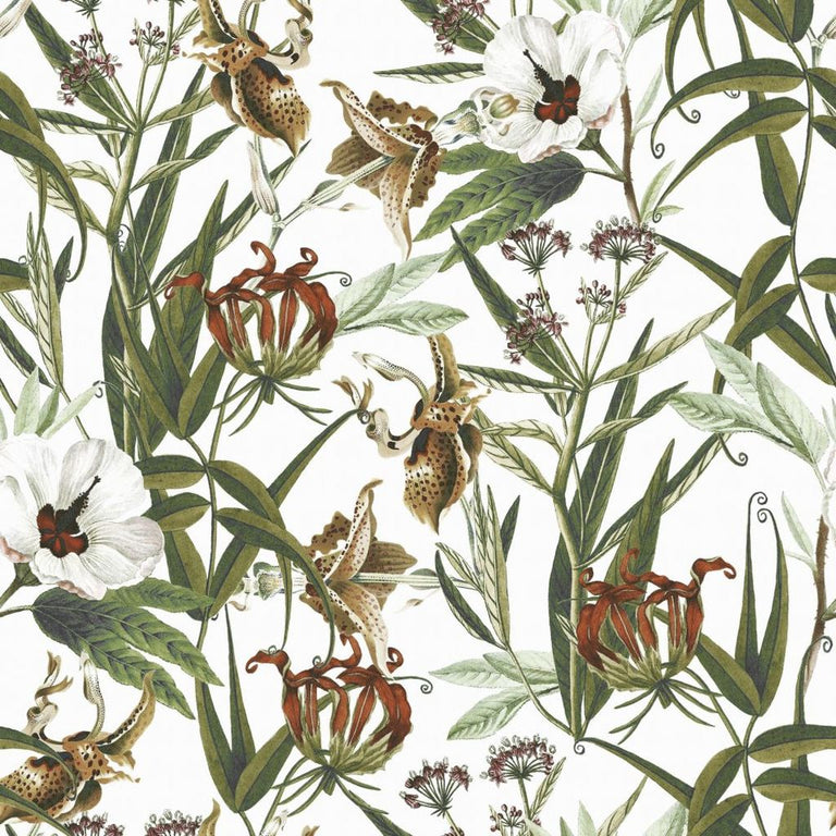 Urban Floral Multi Wallpaper