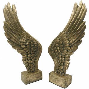 Fern Cottage Set of 2 Gold Wings