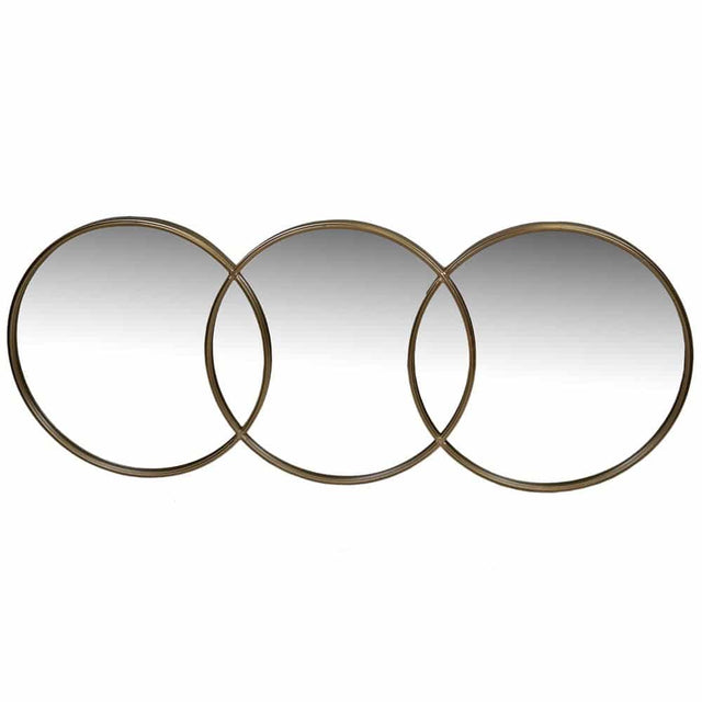 Fern Cottage Gold Triple Mirror