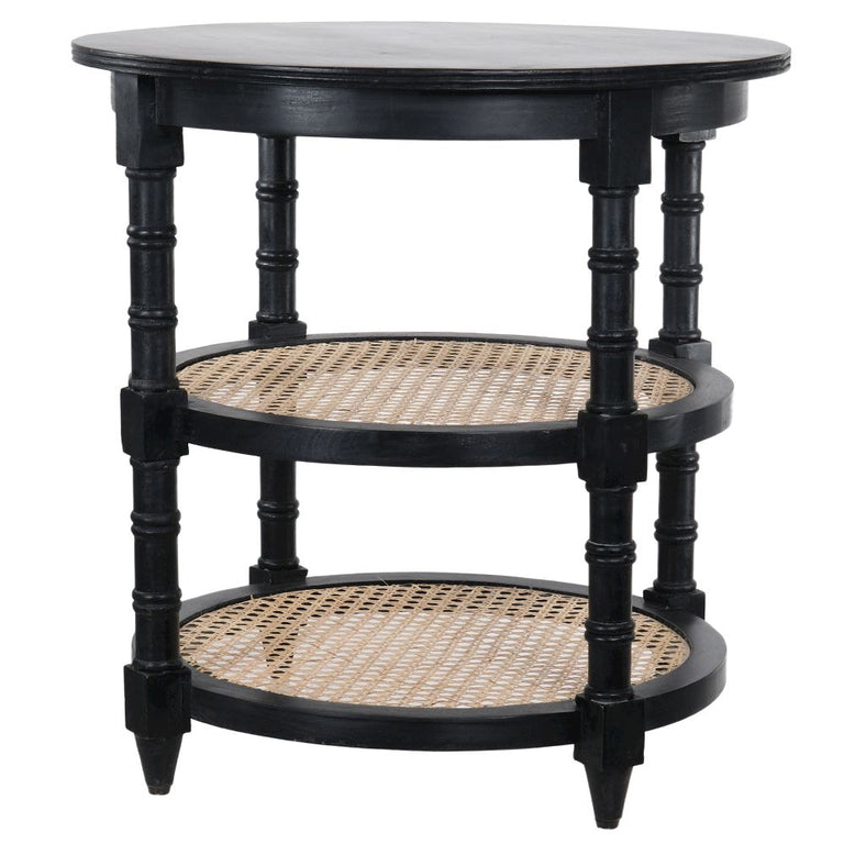 Fern Cottage Terrace Side Table With Shelf