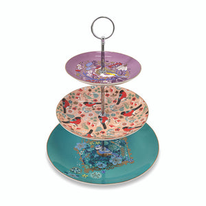 Tipperary Crystal Birdy Cake Stand