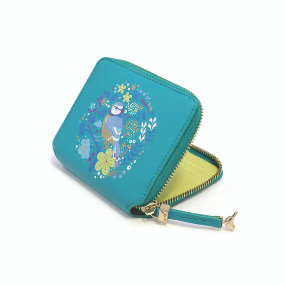 Visual representation of the Tipperary Crystal Blue Tit Birdy Wallet, showcasing its charming blue tit birdy design and craftsmanship.
