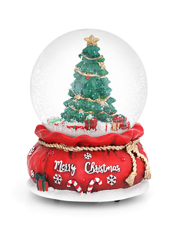 Tipperary Crystal Santas Jack Snow Globe