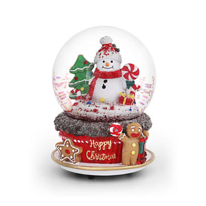 Tipperary Crystal Snowman Snow Globe