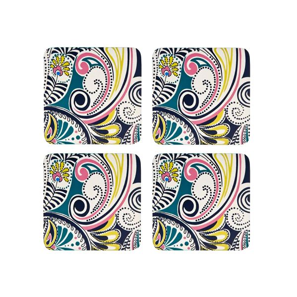 Monsoon Cream 4x Coasters