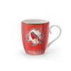TIPPERARY CRYSTAL Single Christmas Mug - Christmas Robin