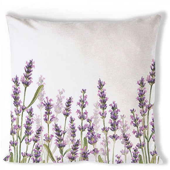 Cushion Cover Lavender Shades White
