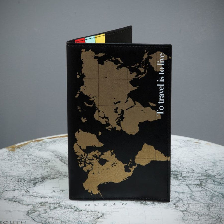 Explore  World Map Travel Wallet