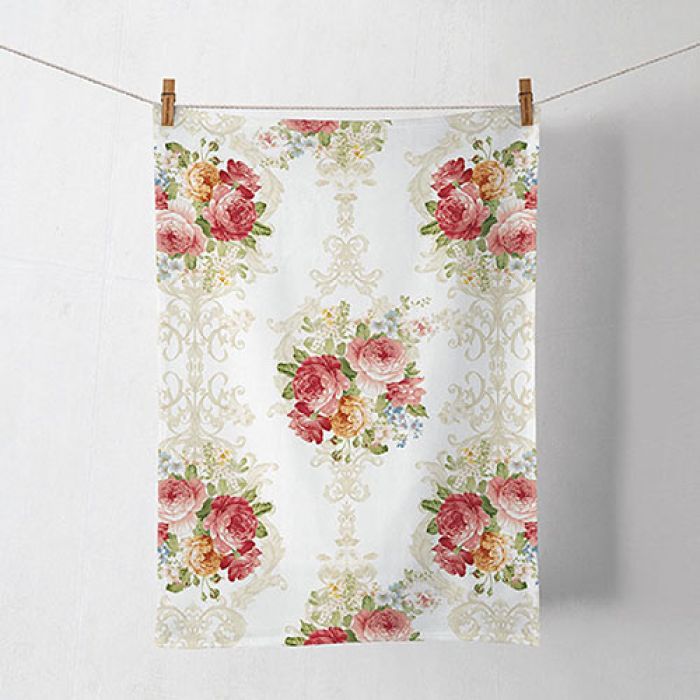 Kitchen Towel Sara Cream