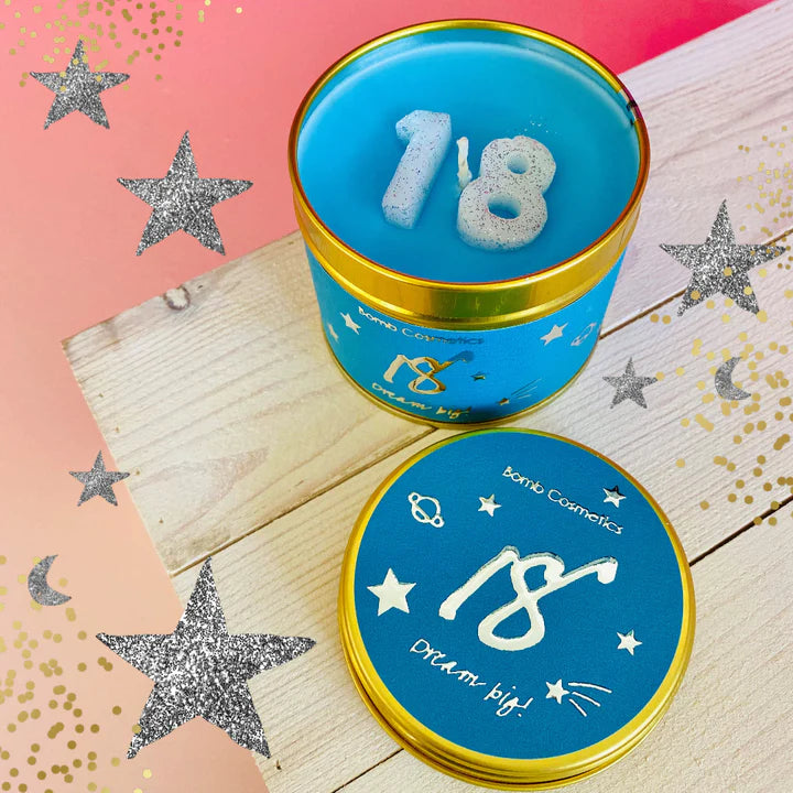 18 Birthday Tin Candle