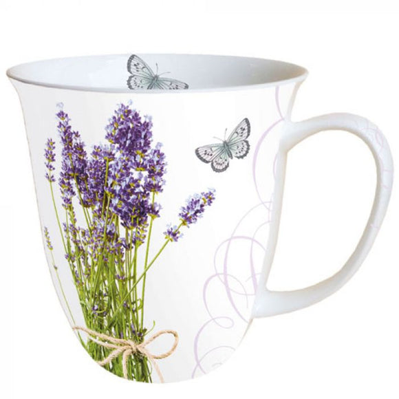 Mug With Bunch Of Lavender Design